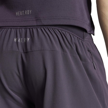 Men Designed For Training Hiit Workout Heat.Rdy Shorts, Purple, A701_ONE, large image number 4
