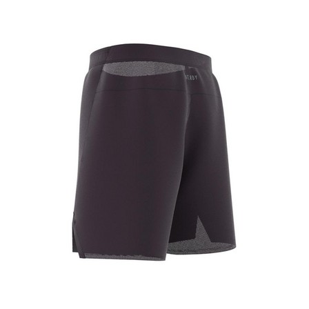 Men Designed For Training Hiit Workout Heat.Rdy Shorts, Purple, A701_ONE, large image number 11