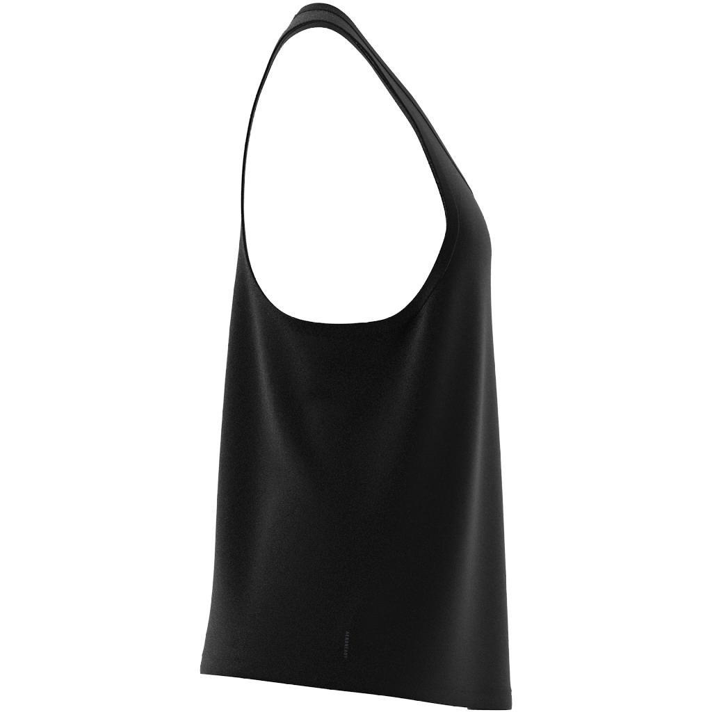 Train Essentials Minimal Branding Racerback Tank Top, Black, , large image number 8