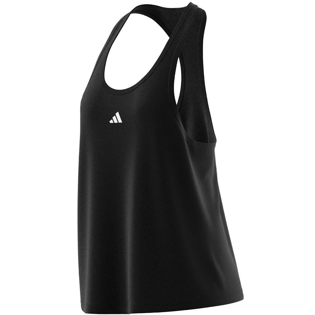 Train Essentials Minimal Branding Racerback Tank Top, Black, A701_ONE, large image number 9