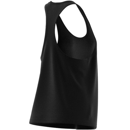 Women Train Essentials Racerback Tank Top, Black, A701_ONE, large image number 12