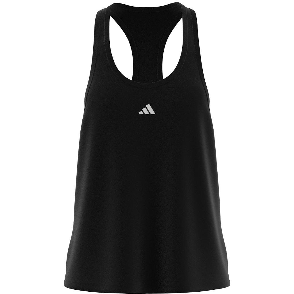 Women Train Essentials Minimal Branding Racerback Tank Top, Black, A701_ONE, large image number 13