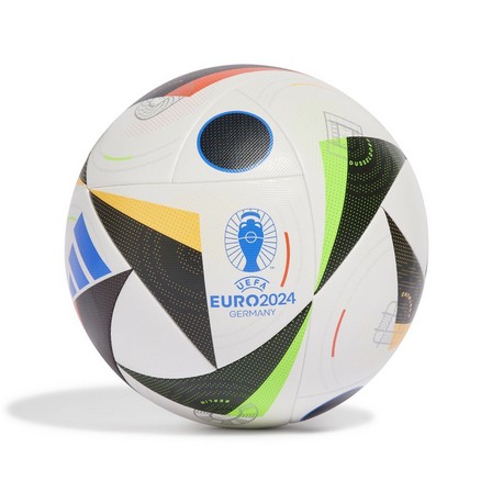 Unisex Euro 24 Competition Football, White, A701_ONE, large image number 1