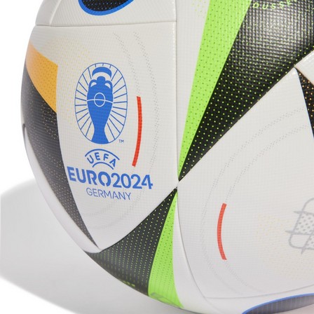 Unisex Euro 24 Competition Football, White, A701_ONE, large image number 2