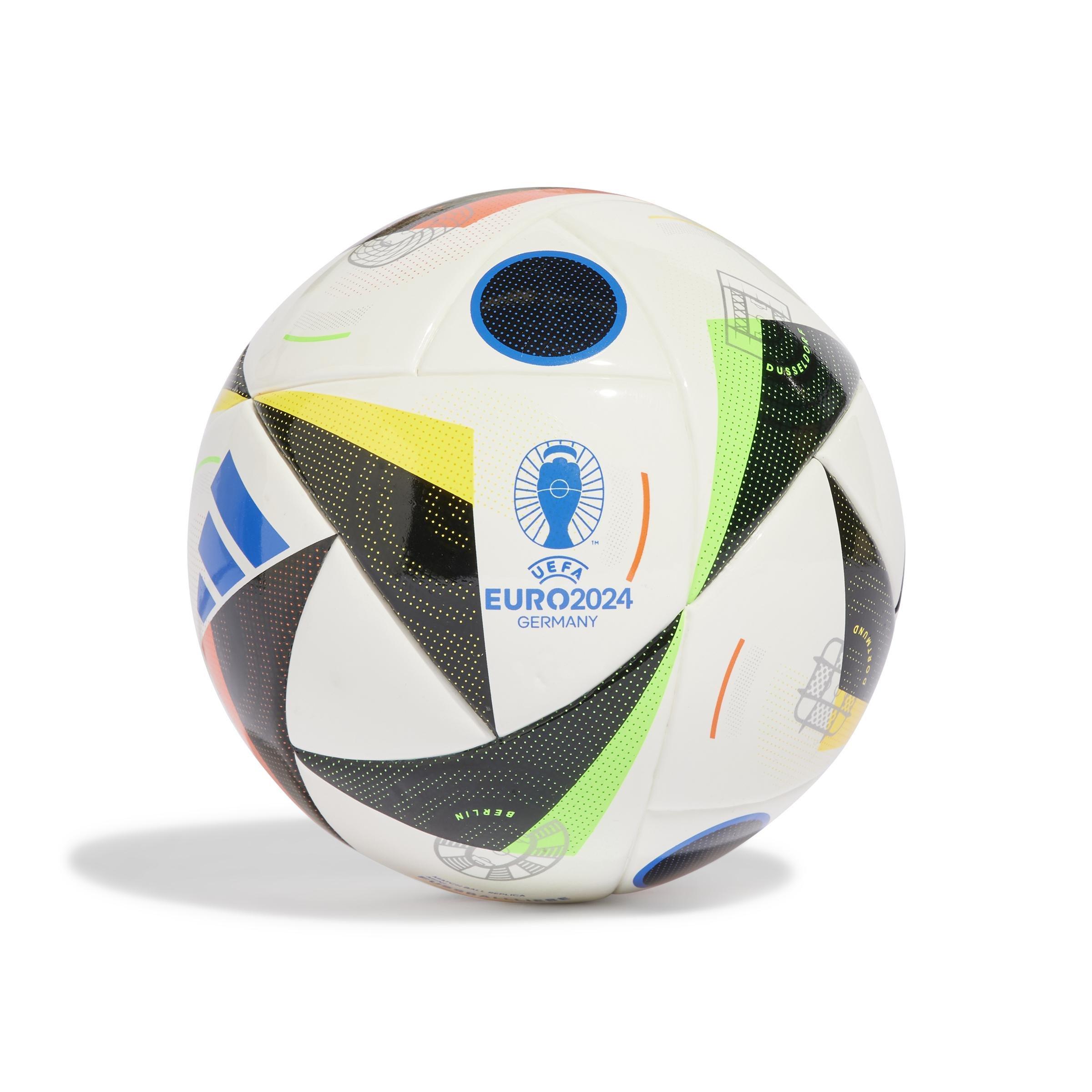 Unisex Euro 24 Mini Football, White, A701_ONE, large image number 2