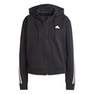 Women Future Icons 3-Stripes Full Zip Hoodie, Black, A701_ONE, thumbnail image number 4