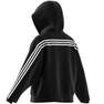 Women Future Icons 3-Stripes Full Zip Hoodie, Black, A701_ONE, thumbnail image number 8