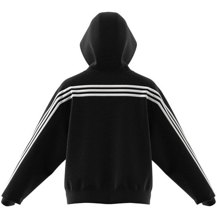 Women Future Icons 3-Stripes Full Zip Hoodie, Black, A701_ONE, large image number 14