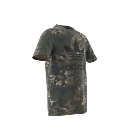 Unisex Kids Camo T-Shirt, Multicolour, A701_ONE, large image number 8