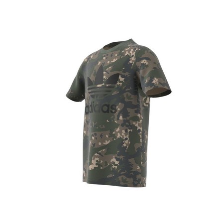 Unisex Kids Camo T-Shirt, Multicolour, A701_ONE, large image number 10