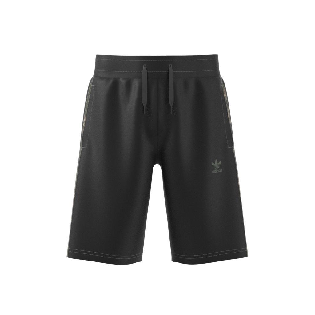 Unisex Kids Camo Shorts, Black, A701_ONE, large image number 11