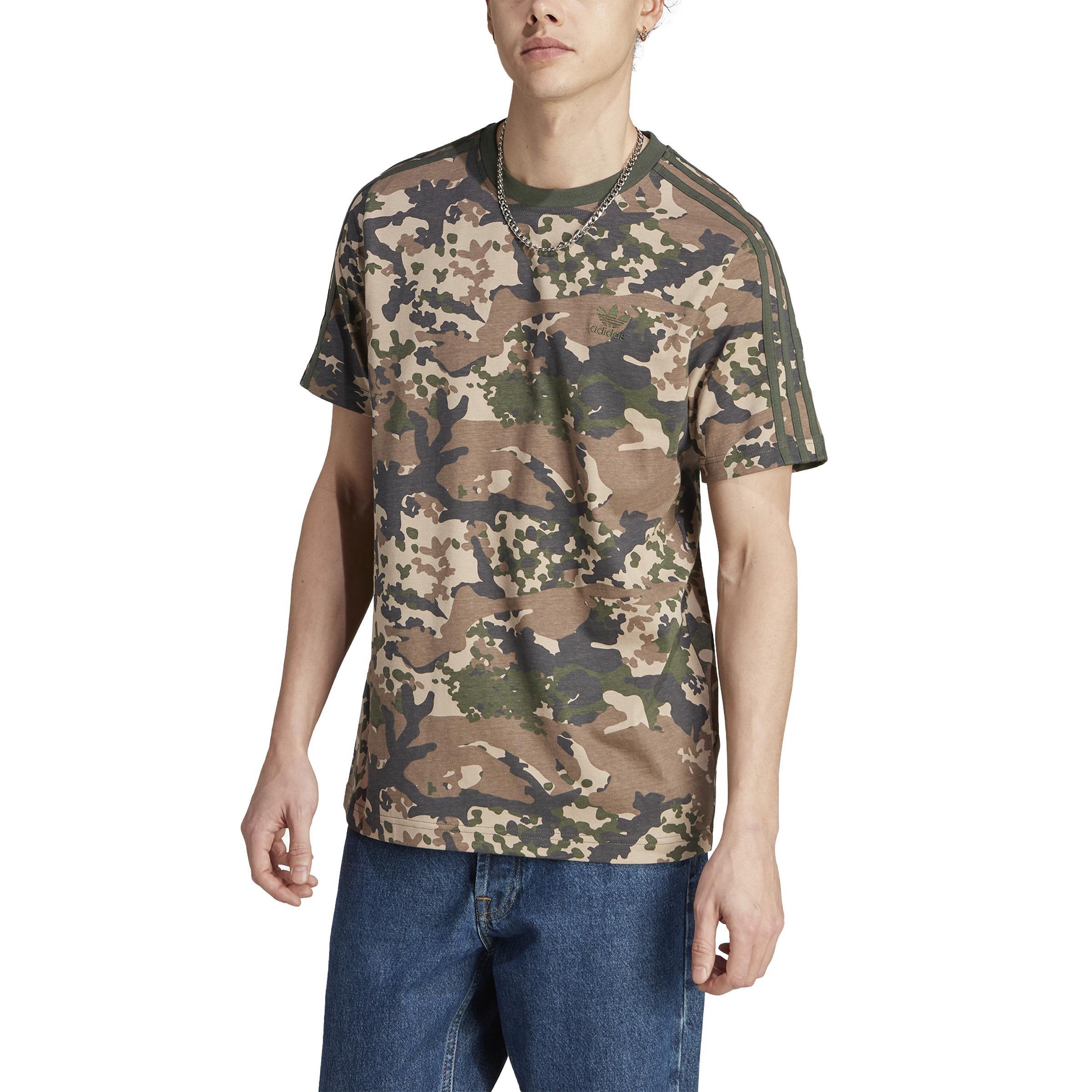 Men Graphics Camo T-Shirt, Green, A701_ONE, large image number 1