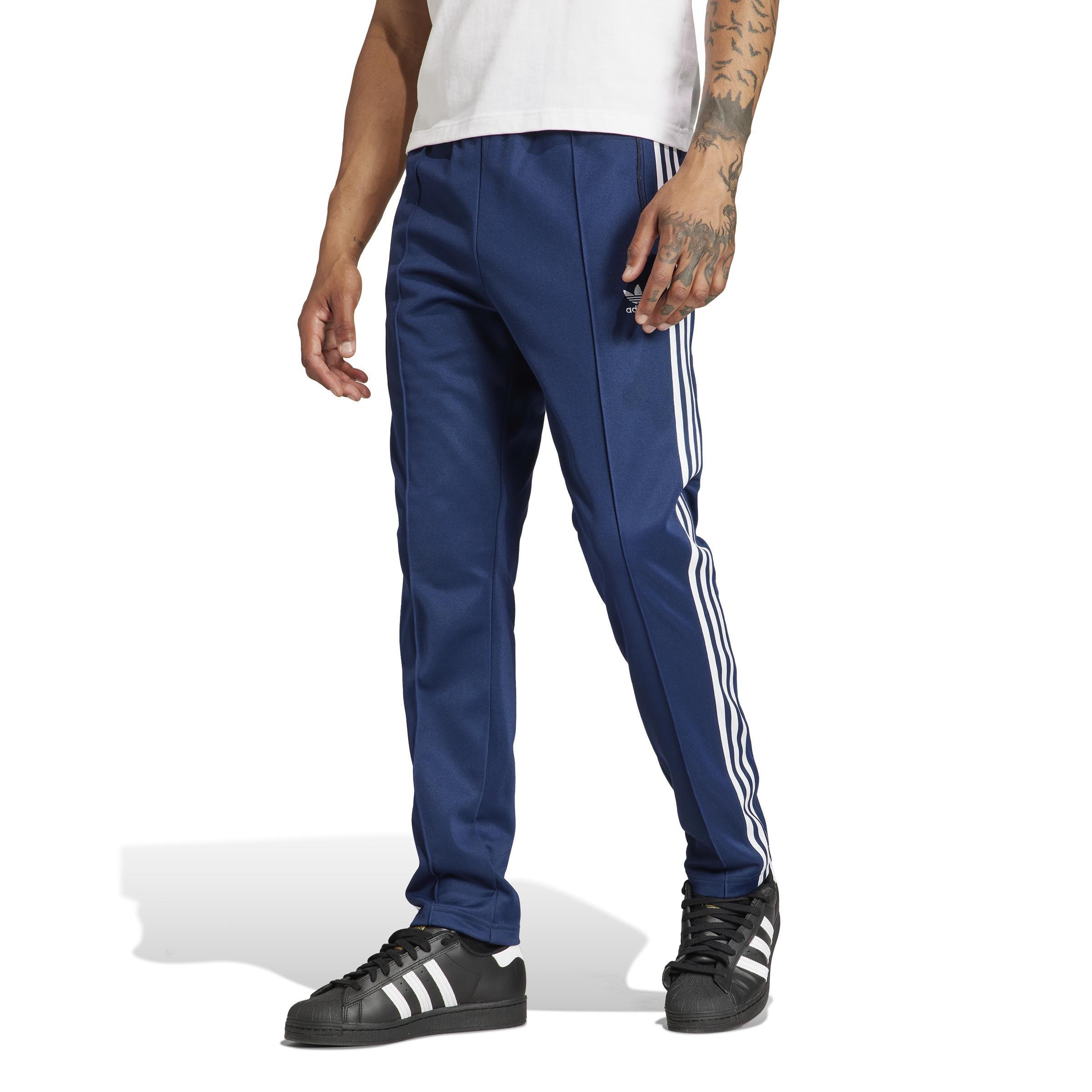 Men Adicolor Classics Beckenbauer Track Pants, Blue, A701_ONE, large image number 0