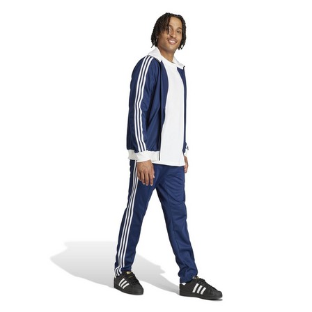 Men Adicolor Classics Beckenbauer Tracksuit Bottoms, Blue, A701_ONE, large image number 11