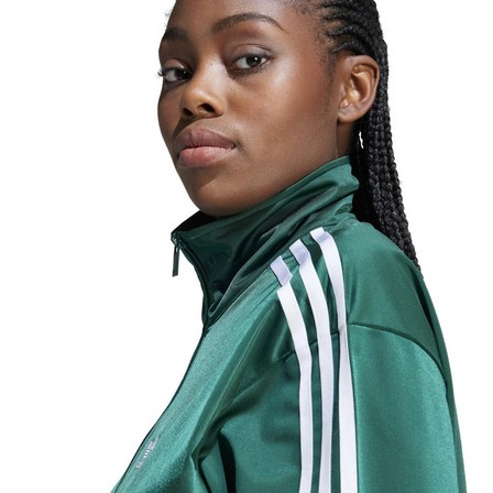 Women Adicolor Classics Loose Firebird Track Top, Green, A701_ONE, large image number 3