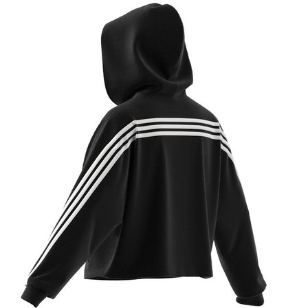 Women Future Icons 3-Stripes Hoodie, Black, A701_ONE, large image number 5