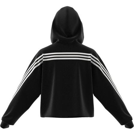 Women Future Icons 3-Stripes Hoodie, Black, A701_ONE, large image number 7