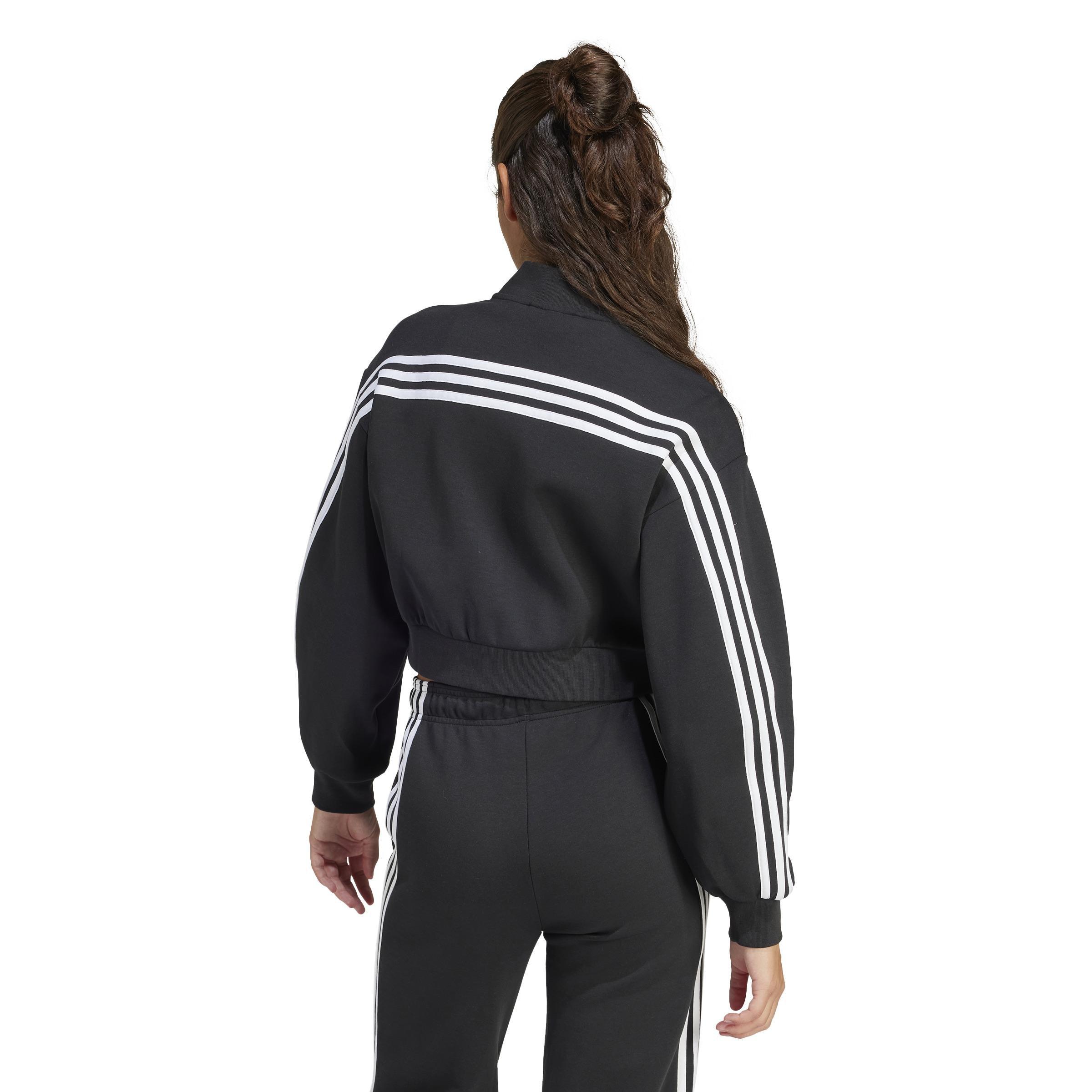 Future Icons 3-Stripes Bomber Jacket BLACK/WHITE Female Adult, A701_ONE, large image number 2