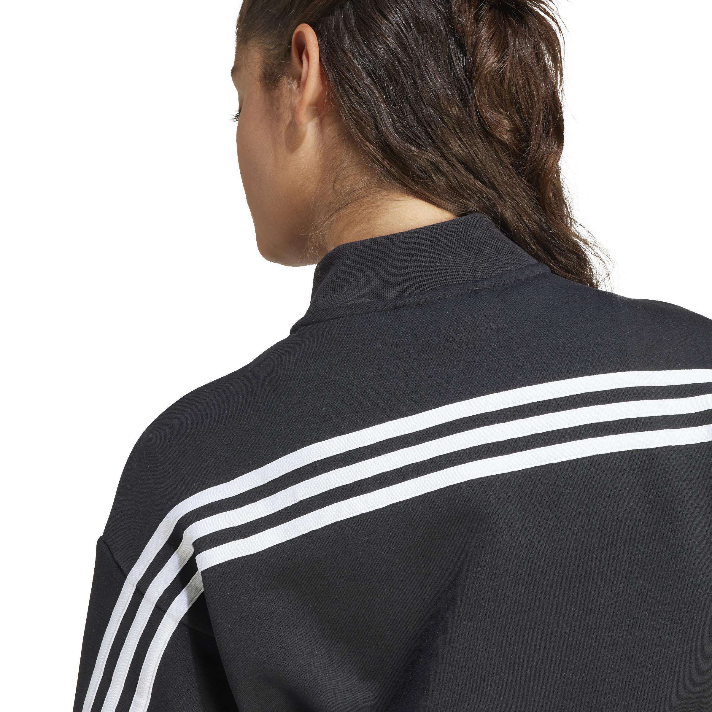 Future Icons 3-Stripes Bomber Jacket BLACK/WHITE Female Adult, A701_ONE, large image number 3