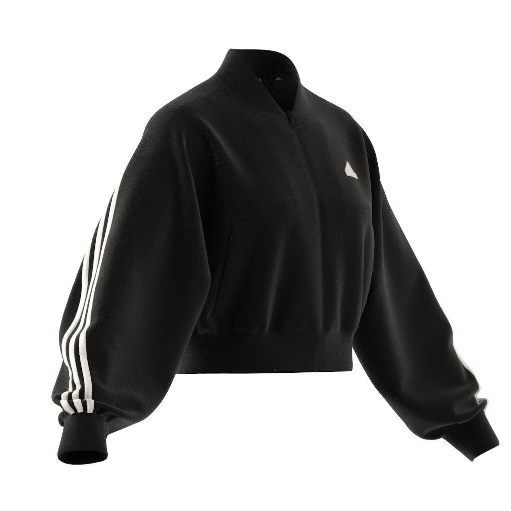 Future Icons 3-Stripes Bomber Jacket BLACK/WHITE Female Adult, A701_ONE, large image number 9