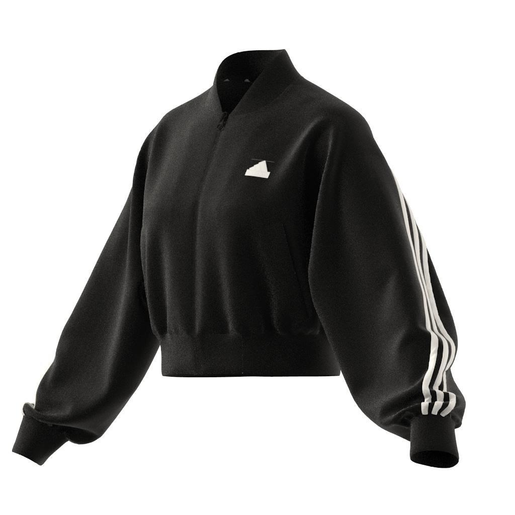 Future Icons 3-Stripes Bomber Jacket BLACK/WHITE Female Adult, A701_ONE, large image number 12