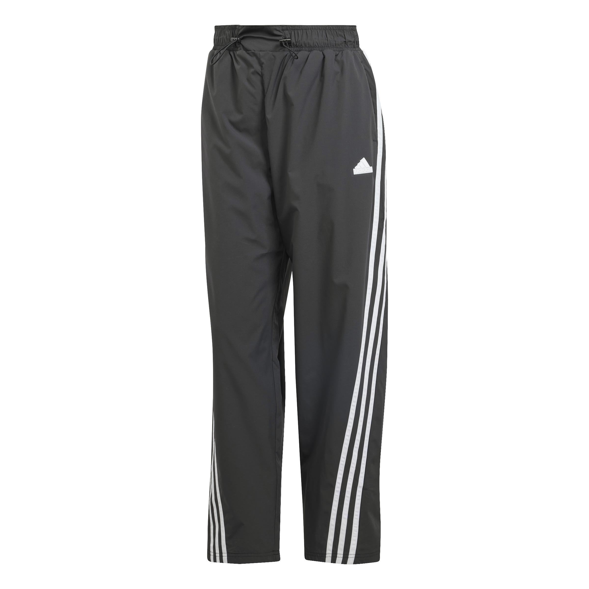 Future Icons 3-Stripes Woven Tracksuit Bottoms, Black, A701_ONE, large image number 0