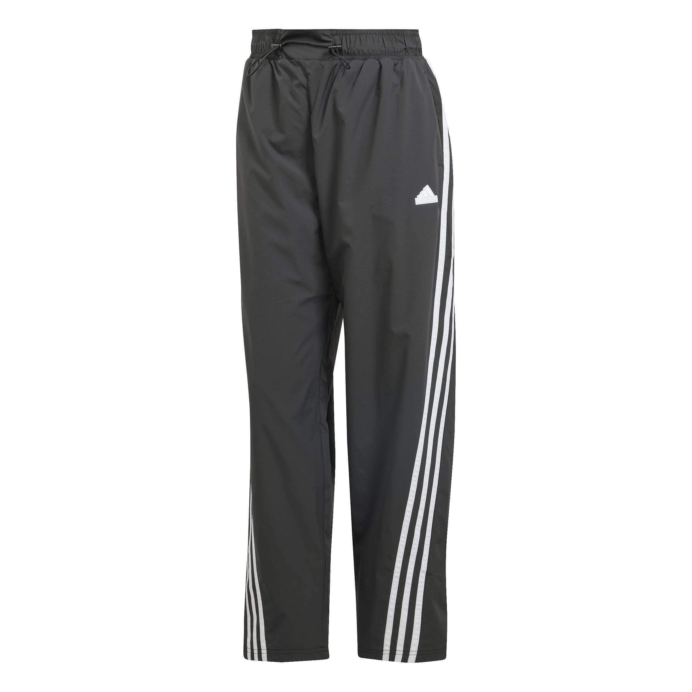 Future Icons 3-Stripes Woven Tracksuit Bottoms, Black, A701_ONE, large image number 1