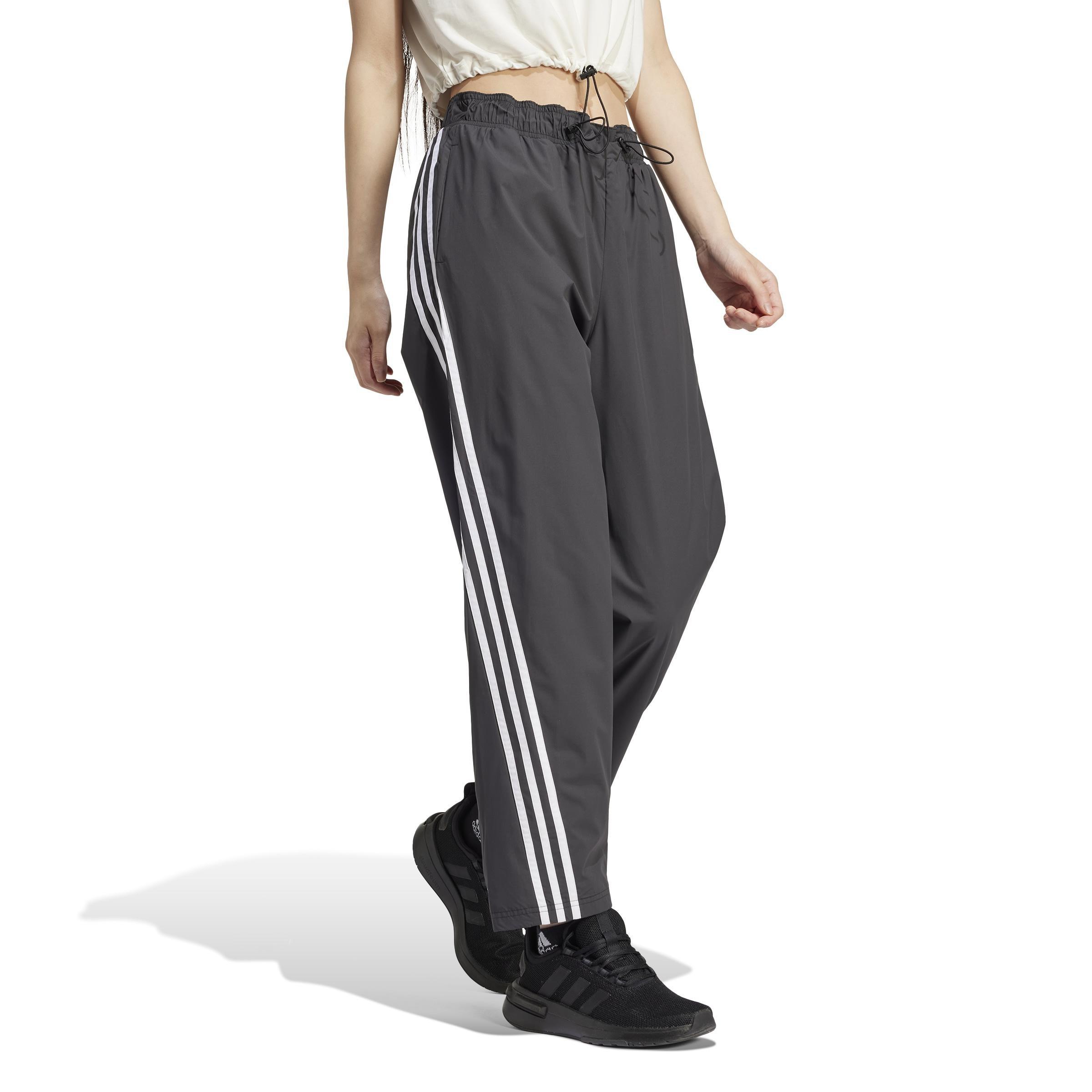 Future Icons 3-Stripes Woven Tracksuit Bottoms, Black, A701_ONE, large image number 12