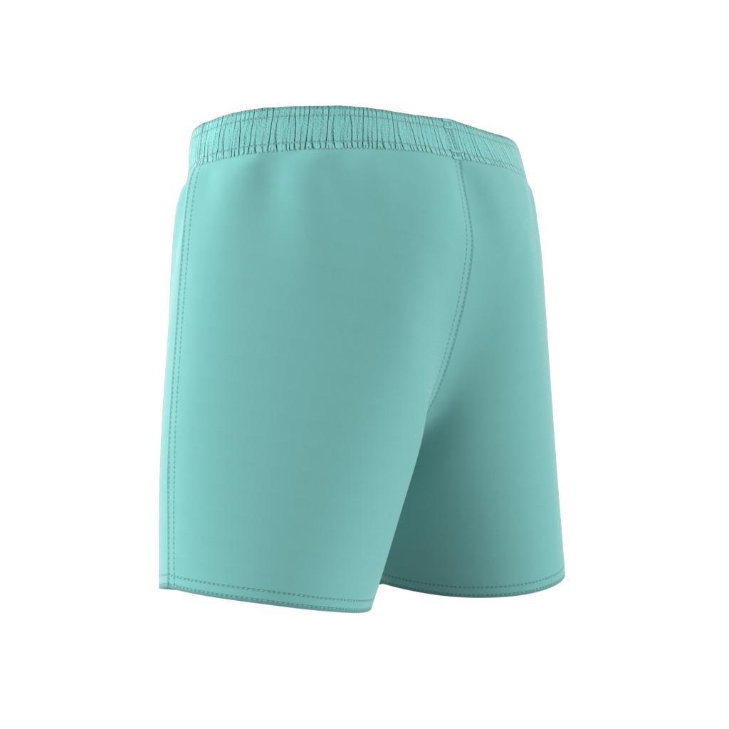 adidas - Kids Boys Sportswear Essentials Logo Clx Swim Shorts, Green
