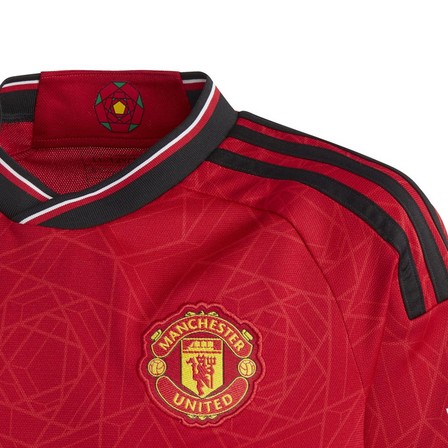 Kids Boys Manchester United 23/24 Home Jersey, Red, A701_ONE, large image number 3