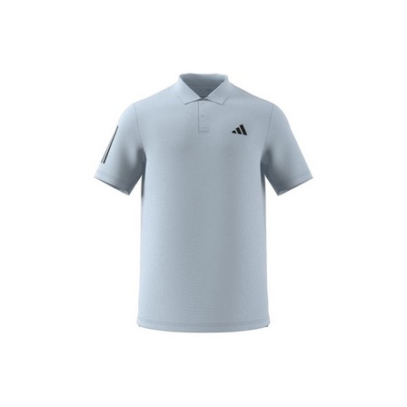 Men Club 3-Stripes Tennis Polo Shirt, Blue, A701_ONE, large image number 8