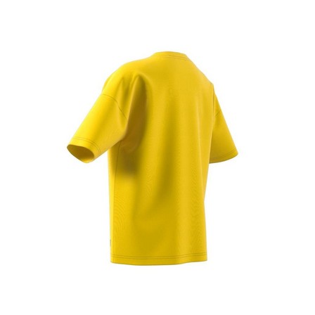 Unisex Kids Adidas X Classic Lego T-Shirt, Yellow, A701_ONE, large image number 7