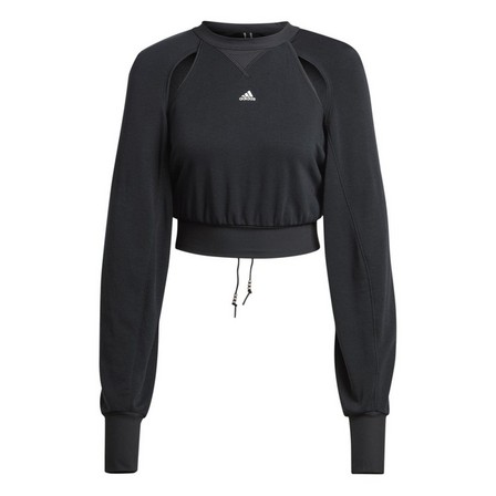 Women Adidas Designed By Rui Zhou Sweatshirt, Black, A701_ONE, large image number 0