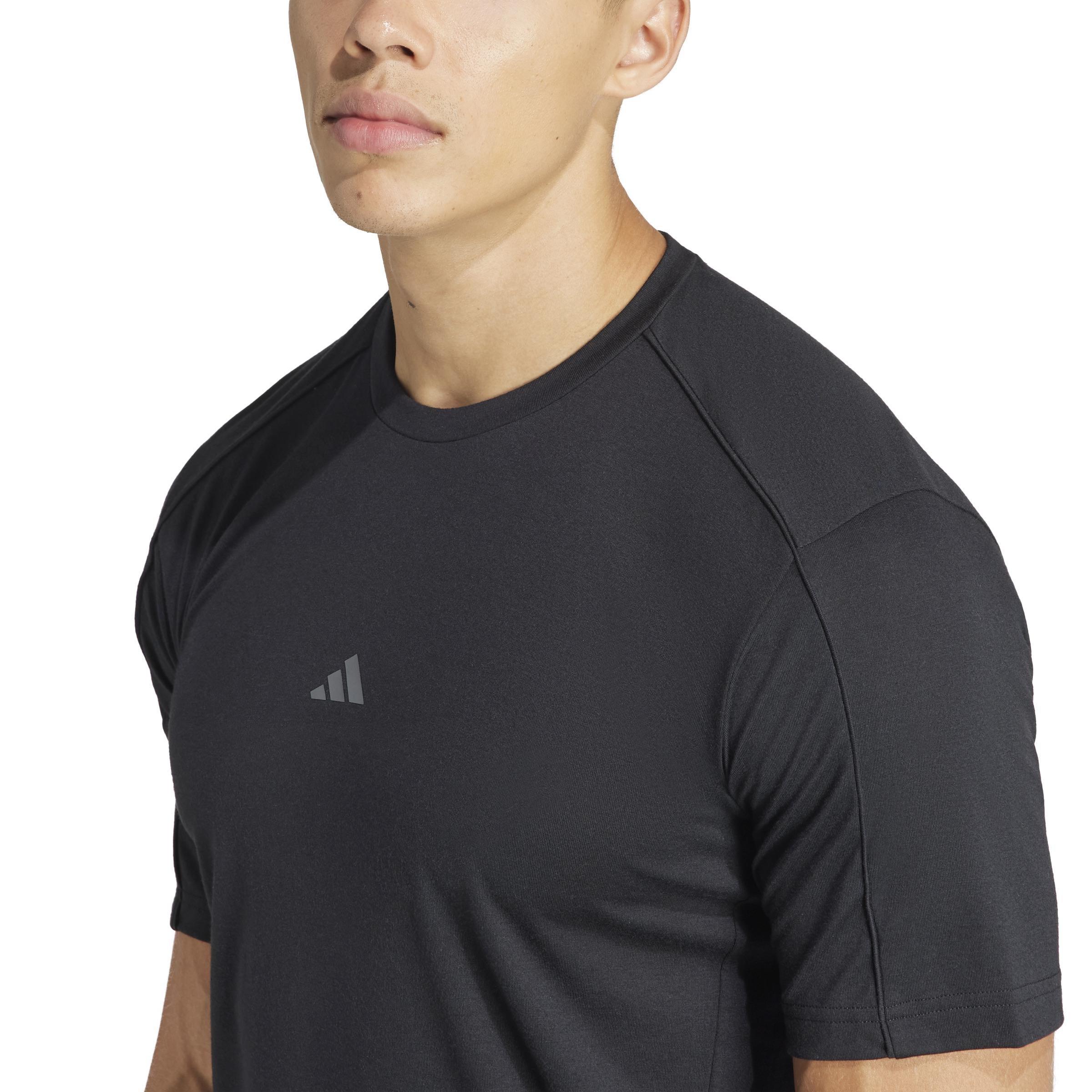 adidas - Men Yoga Training T-Shirt, Black