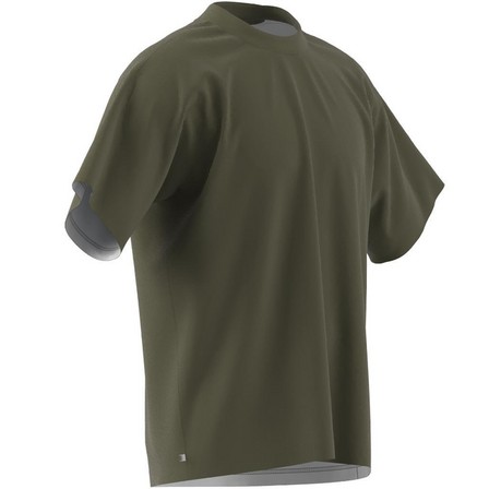 Men Adicolor Contempo T-Shirt, Green, A701_ONE, large image number 2
