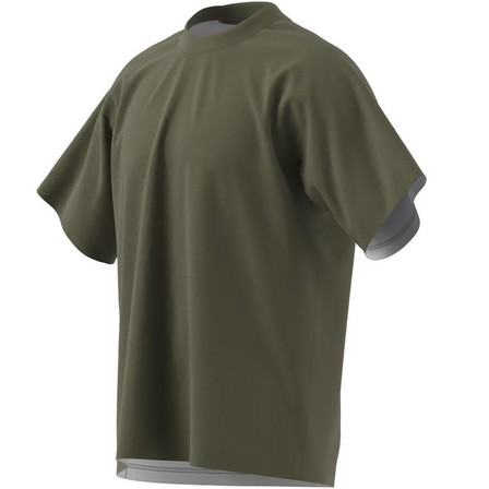 Men Adicolor Contempo T-Shirt, Green, A701_ONE, large image number 7