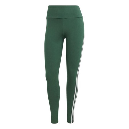 Women 3-Stripes Leggings, Green, A701_ONE, large image number 2