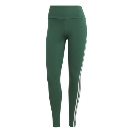 Women 3-Stripes Leggings, Green, A701_ONE, large image number 3