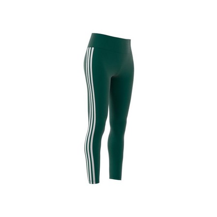 Women 3-Stripes Leggings, Green, A701_ONE, large image number 10