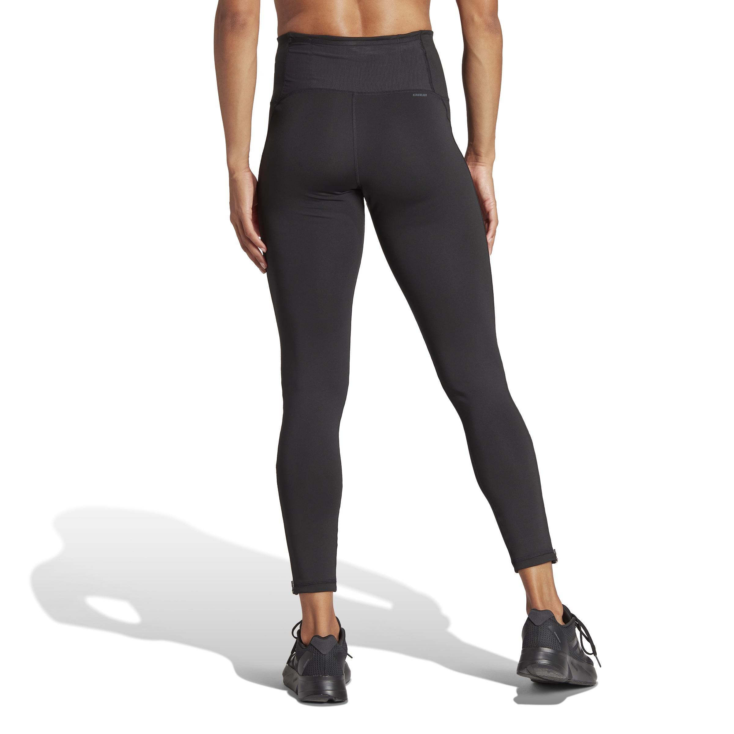 Adizero Essentials Full-Length Leggings, Black, A701_ONE, large image number 4