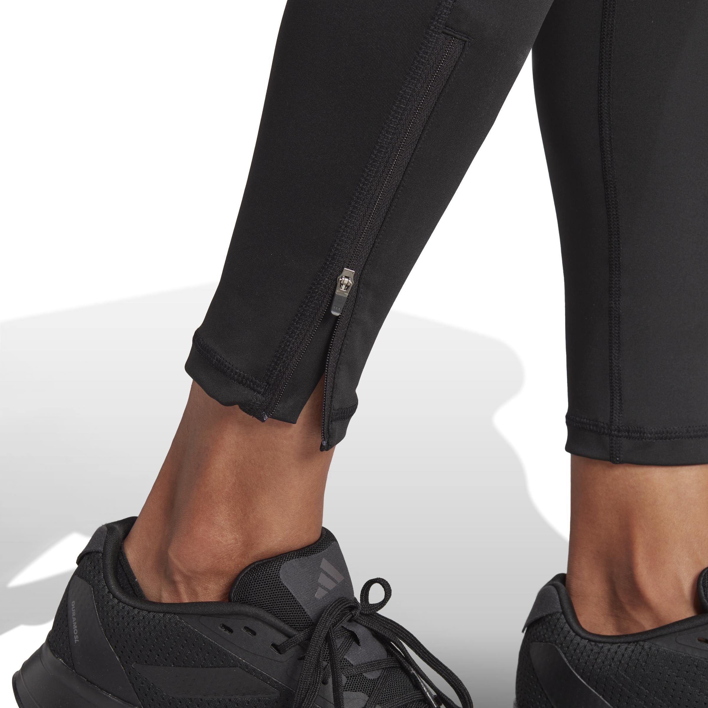 Adizero Essentials Full-Length Leggings, Black, A701_ONE, large image number 6