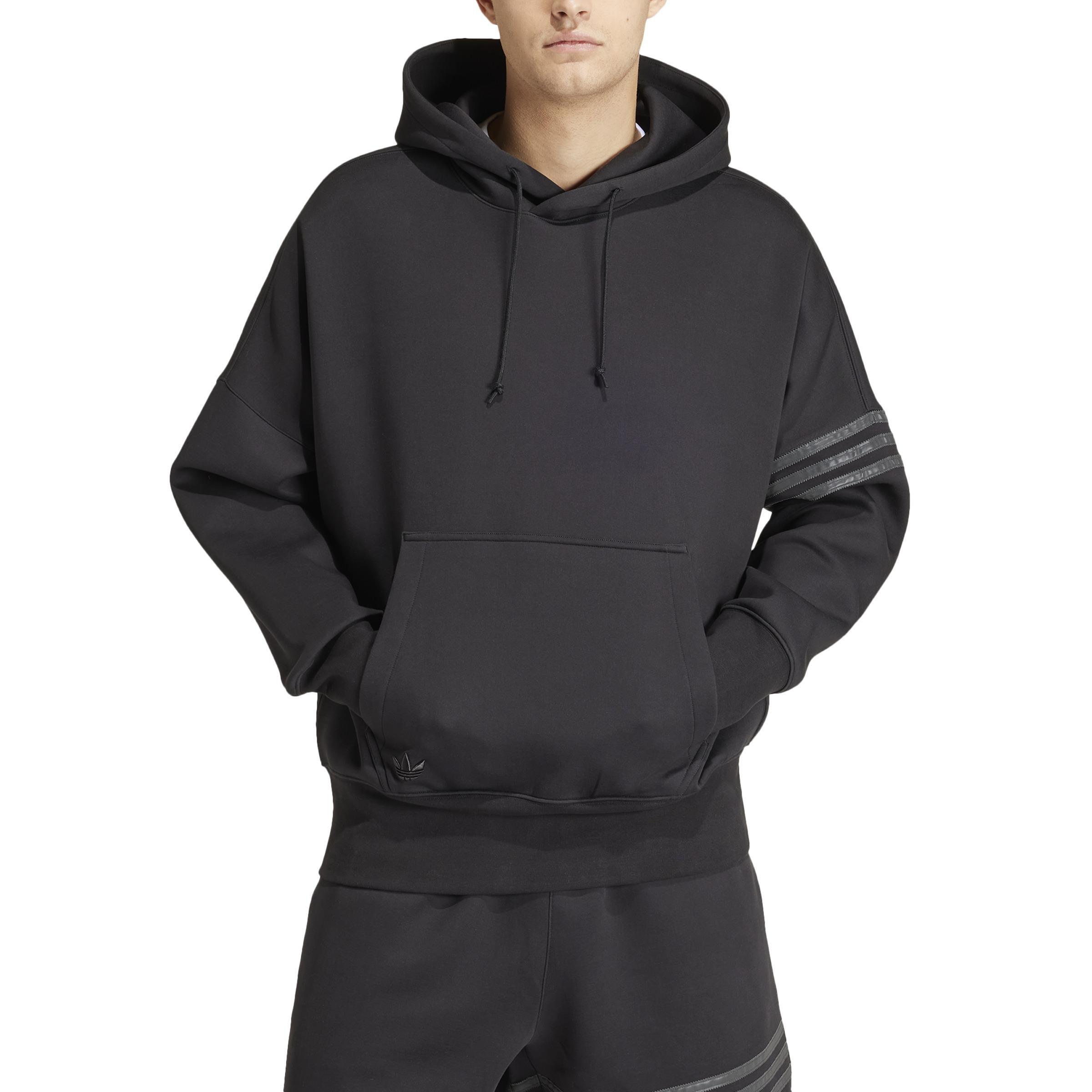 Men Street Neuclassics Hoodie, Black, A701_ONE, large image number 0