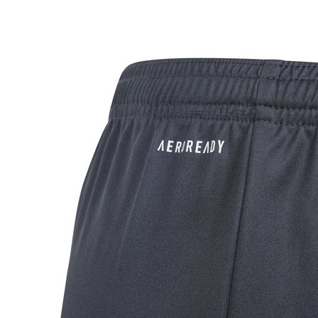 Kids Unisex Train Essentials Aeroready Logo Shorts, Grey, A701_ONE, large image number 5