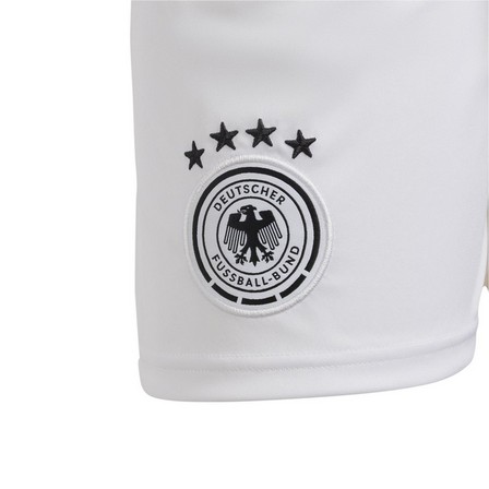 Kids Boys Germany 24 Home Shorts, White, A701_ONE, large image number 2