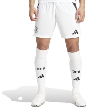 Men Germany 24 Home Shorts, White, A701_ONE, large image number 1