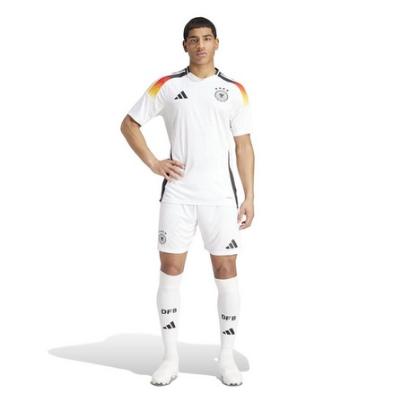 Men Germany 24 Home Shorts, White, A701_ONE, large image number 7