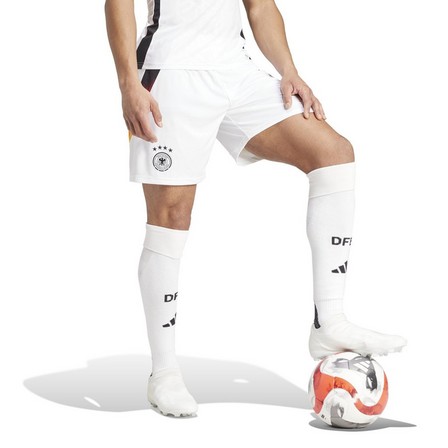 Men Germany 24 Home Shorts, White, A701_ONE, large image number 8