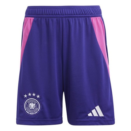 Kids Boys Germany 24 Away Shorts Kids, Purple, A701_ONE, large image number 0