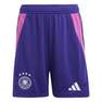 Kids Boys Germany 24 Away Shorts Kids, Purple, A701_ONE, thumbnail image number 0