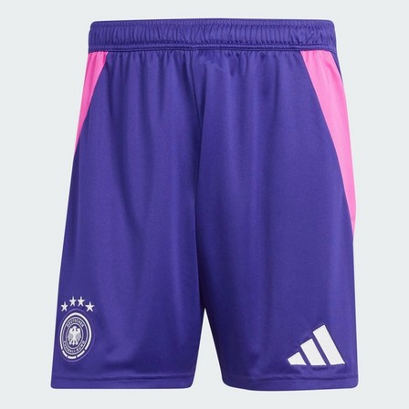 Men Germany 24 Away Shorts, Purple, A701_ONE, large image number 1